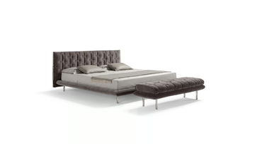 MUZZLE - Upholstered fabric bench by Max Divani - view 3